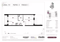 3 pokoje, mieszkanie 62,09 m², parter, oferta nr L191, Osiedle Witaj etap II, Poznań, Naramowice, Naramowice, ul. Bielicowa