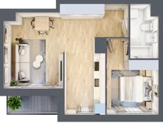 2 pokoje, mieszkanie 46,95 m², piętro 4, oferta nr L209, Osiedle Witaj etap II, Poznań, Naramowice, Naramowice, ul. Bielicowa