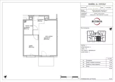 2 pokoje, mieszkanie 42,49 m², piętro 1, oferta nr A10, Dualis, Gdańsk, Orunia Górna-Gdańsk Południe, ul. Zygmunta Chychły