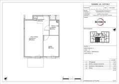 2 pokoje, mieszkanie 42,45 m², piętro 2, oferta nr A15, Dualis, Gdańsk, Orunia Górna-Gdańsk Południe, ul. Zygmunta Chychły