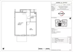 2 pokoje, mieszkanie 42,45 m², piętro 3, oferta nr A21, Dualis, Gdańsk, Orunia Górna-Gdańsk Południe, ul. Zygmunta Chychły