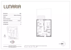 2 pokoje, mieszkanie 37,02 m², parter, oferta nr B03, Lunaria, Gdynia, Działki Leśne, ul. Poznańska 1