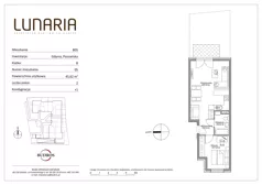 2 pokoje, mieszkanie 45,62 m², parter, oferta nr B05, Lunaria, Gdynia, Działki Leśne, ul. Poznańska 1