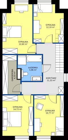 Dom 174,20 m², oferta nr E, TuliPark, Chwaszczyno, ul. Wąska 29