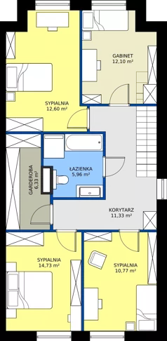 Dom 151,76 m², oferta nr A1, TuliPark, Chwaszczyno, ul. Wąska 29