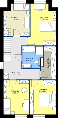 Dom 151,76 m², oferta nr B2, TuliPark, Chwaszczyno, ul. Wąska 29