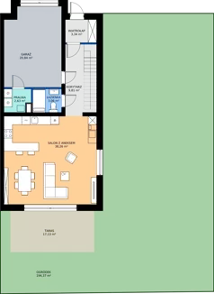 Dom 151,76 m², oferta nr B1, TuliPark, Chwaszczyno, ul. Wąska 29