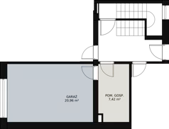 4 pokoje, mieszkanie 70,73 m², piętro 1, oferta nr A7/A, Osiedle CONTIGO, Wrocław, Psie Pole-Zawidawie, Zakrzów, ul. Siedzikówny