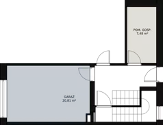4 pokoje, mieszkanie 70,36 m², piętro 2, oferta nr A8/B, Osiedle CONTIGO, Wrocław, Psie Pole-Zawidawie, Zakrzów, ul. Siedzikówny