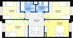 5 pokoi, mieszkanie 112,63 m², parter, oferta nr C29B, Osiedle CONTIGO, Wrocław, Psie Pole-Zawidawie, Zakrzów, ul. Siedzikówny