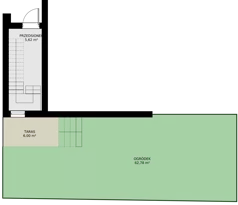 4 pokoje, mieszkanie 72,80 m², piętro 1, oferta nr F.01, Osiedle Parkowe Aleje etap III, Wrocław, Brochów, Krzyki, ul. Syryjska