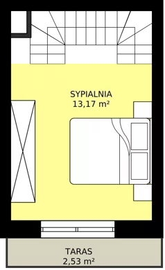 2 pokoje, mieszkanie 60,47 m², piętro 2, oferta nr B1/2/8, Osiedle Lissa, Wrocław, Leśnica, ul. Eluarda 61-73