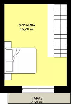 3 pokoje, mieszkanie 72,64 m², piętro 2, oferta nr B1/2/7, Osiedle Lissa, Wrocław, Leśnica, ul. Eluarda 61-73