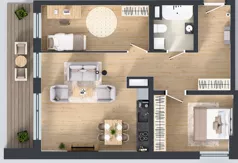 3 pokoje, apartament 68,85 m², piętro 1, oferta nr A2.1.13, Emilii Plater 7, Szczecin, Śródmieście, Skolwin, ul. Miedziana 4