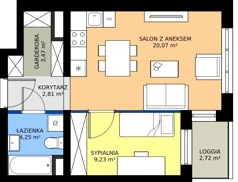 2 pokoje, mieszkanie 39,92 m², parter, oferta nr B2.0.3, Emilii Plater 7, Szczecin, Śródmieście, Skolwin, ul. Miedziana 4