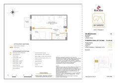 2 pokoje, mieszkanie 51,35 m², piętro 1, oferta nr 14, Na Skarpie II, Łódź, Widzew, Sikawa, ul. Strążyska