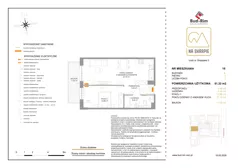 2 pokoje, mieszkanie 51,33 m², piętro 1, oferta nr 15, Na Skarpie II, Łódź, Widzew, Sikawa, ul. Strążyska