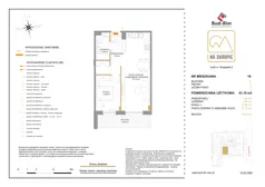 2 pokoje, mieszkanie 51,15 m², piętro 1, oferta nr 19, Na Skarpie II, Łódź, Widzew, Sikawa, ul. Strążyska