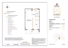2 pokoje, mieszkanie 51,15 m², piętro 1, oferta nr 20, Na Skarpie II, Łódź, Widzew, Sikawa, ul. Strążyska