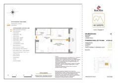 2 pokoje, mieszkanie 47,59 m², piętro 1, oferta nr 22, Na Skarpie II, Łódź, Widzew, Sikawa, ul. Strążyska