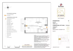 2 pokoje, mieszkanie 51,03 m², piętro 2, oferta nr 27, Na Skarpie II, Łódź, Widzew, Sikawa, ul. Strążyska