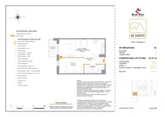 2 pokoje, mieszkanie 47,47 m², piętro 2, oferta nr 28, Na Skarpie II, Łódź, Widzew, Sikawa, ul. Strążyska