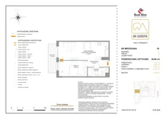 2 pokoje, mieszkanie 50,89 m², piętro 3, oferta nr 39, Na Skarpie II, Łódź, Widzew, Sikawa, ul. Strążyska