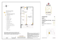 2 pokoje, mieszkanie 50,72 m², piętro 3, oferta nr 43, Na Skarpie II, Łódź, Widzew, Sikawa, ul. Strążyska