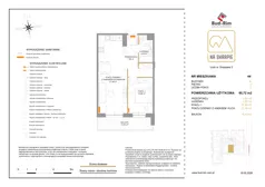 2 pokoje, mieszkanie 50,72 m², piętro 3, oferta nr 44, Na Skarpie II, Łódź, Widzew, Sikawa, ul. Strążyska