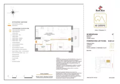 2 pokoje, mieszkanie 50,89 m², piętro 3, oferta nr 47, Na Skarpie II, Łódź, Widzew, Sikawa, ul. Strążyska