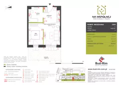 2 pokoje, mieszkanie 36,53 m², piętro 1, oferta nr 13, Na Wspólnej Etap II, Wólka Grodziska, ul. Wspólna 5