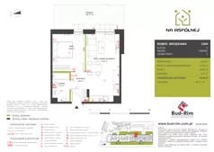2 pokoje, mieszkanie 43,39 m², parter, oferta nr 5, Na Wspólnej Etap II, Wólka Grodziska, ul. Wspólna 5