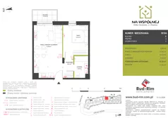 2 pokoje, mieszkanie 42,26 m², piętro 3, oferta nr 104, Na Wspólnej, Wólka Grodziska, ul. Wspólna 5