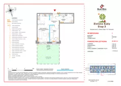 2 pokoje, mieszkanie 41,25 m², parter, oferta nr 1, Zielone Sady III 2B, Tarczyn, ul. Zielone Sady 11