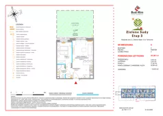 2 pokoje, mieszkanie 41,50 m², parter, oferta nr 6, Zielone Sady III 2B, Tarczyn, ul. Zielone Sady 11