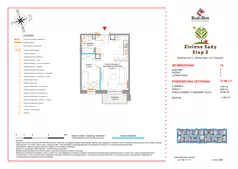 2 pokoje, mieszkanie 37,40 m², piętro 1, oferta nr 14, Zielone Sady III 2B, Tarczyn, ul. Zielone Sady 11