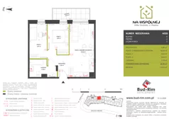 3 pokoje, mieszkanie 49,49 m², piętro 2, oferta nr 20, Na Wspólnej, Wólka Grodziska, ul. Wspólna 5