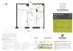 3 pokoje, mieszkanie 49,47 m², parter, oferta nr 80, Na Wspólnej Etap II, Wólka Grodziska, ul. Wspólna 5