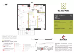 3 pokoje, mieszkanie 49,54 m², piętro 1, oferta nr 92, Na Wspólnej Etap II, Wólka Grodziska, ul. Wspólna 5