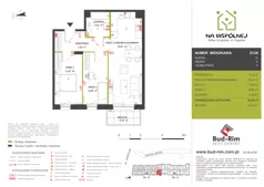 3 pokoje, mieszkanie 60,43 m², piętro 4, oferta nr 126, Na Wspólnej Etap II, Wólka Grodziska, ul. Wspólna 5