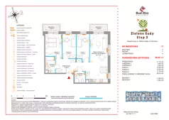 3 pokoje, mieszkanie 80,65 m², piętro 1, oferta nr 17, Zielone Sady III, Tarczyn, ul. Zielone Sady 11