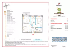 3 pokoje, mieszkanie 51,85 m², piętro 1, oferta nr 19, Zielone Sady III, Tarczyn, ul. Zielone Sady 11