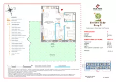 3 pokoje, mieszkanie 59,95 m², parter, oferta nr 3, Zielone Sady III 2B, Tarczyn, ul. Zielone Sady 11