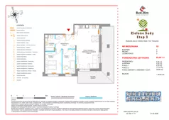 3 pokoje, mieszkanie 65,60 m², piętro 3, oferta nr 53, Zielone Sady III 2B, Tarczyn, ul. Zielone Sady 11