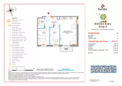 3 pokoje, mieszkanie 60,85 m², piętro 1, oferta nr 16, Zielone Sady III, Tarczyn, ul. Zielone Sady 11