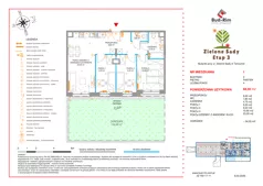 4 pokoje, mieszkanie 68,50 m², parter, oferta nr 1, Zielone Sady III, Tarczyn, ul. Zielone Sady 11