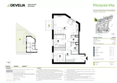 3 pokoje, mieszkanie 61,71 m², parter, oferta nr AA0002, Pilczycka Vita, Wrocław, Pilczyce-Kozanów-Popowice Północne, Pilczyce, ul. Pilczycka 195