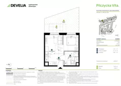 1 pokój, mieszkanie 28,95 m², parter, oferta nr AA0004, Pilczycka Vita, Wrocław, Pilczyce-Kozanów-Popowice Północne, Pilczyce, ul. Pilczycka 195