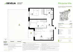 3 pokoje, mieszkanie 51,58 m², parter, oferta nr AB0008, Pilczycka Vita, Wrocław, Pilczyce-Kozanów-Popowice Północne, Pilczyce, ul. Pilczycka 195