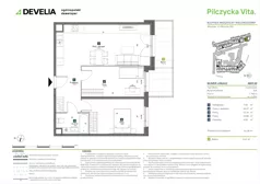 3 pokoje, mieszkanie 61,08 m², piętro 1, oferta nr AB0110, Pilczycka Vita, Wrocław, Pilczyce-Kozanów-Popowice Północne, Pilczyce, ul. Pilczycka 195
